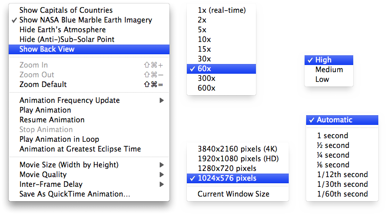 Eclipse Geometry Animation Graphic Contextual Menu