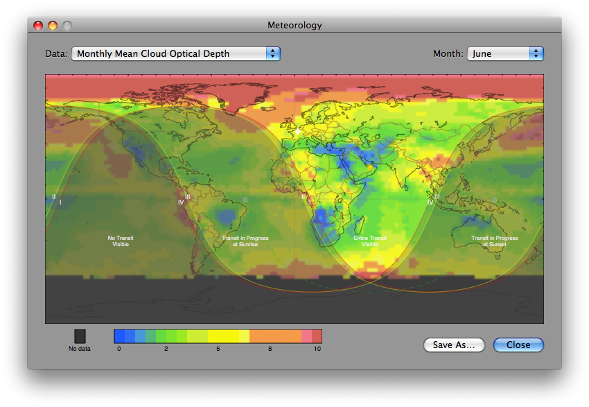 Meteorology Cloud Optical Depth