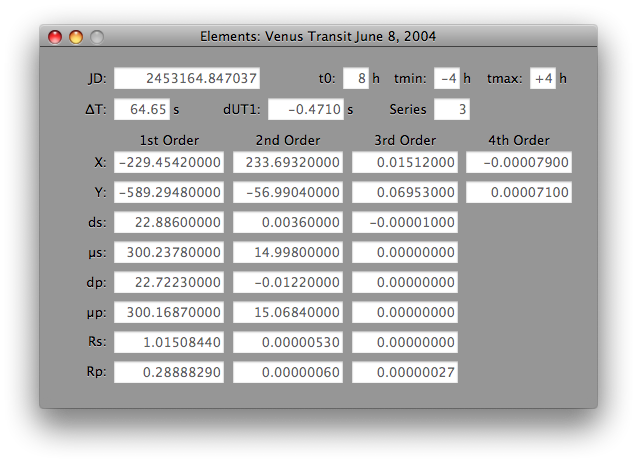 Transit Element Window