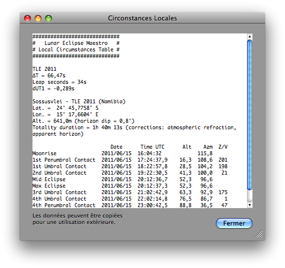 Dialogue Table Circonstances Locales