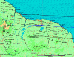 guyane carte detaillee