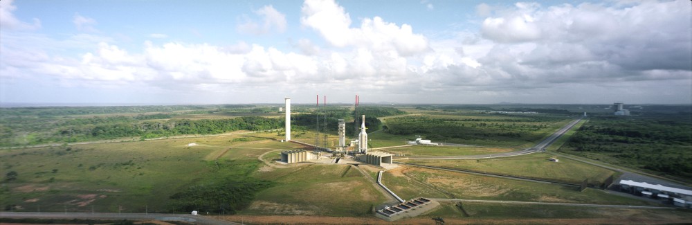 Vista ELA 3 Launch Pad Ariane 5 CSG