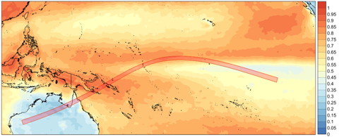 Annular Solar Eclipse 2013 May Average Cloud Cover