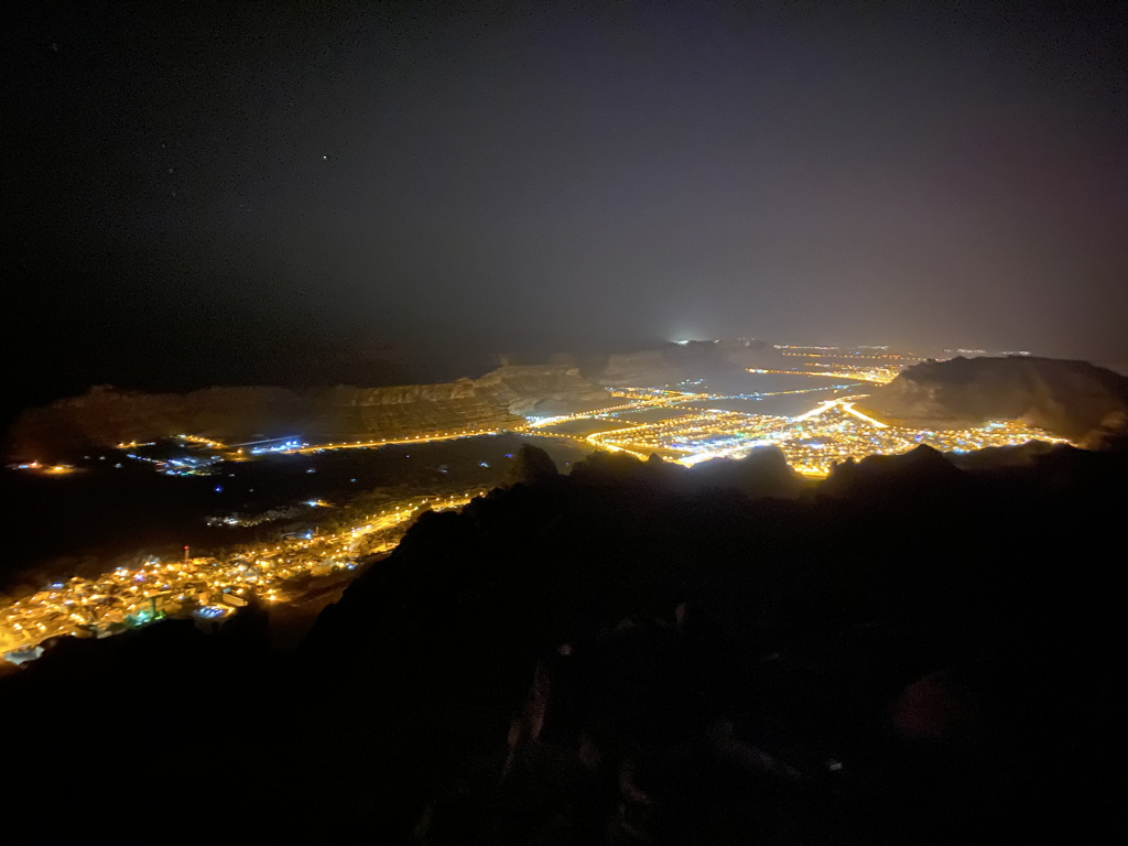 Pollution lumineuse Al-Ula Arabie Saoudite