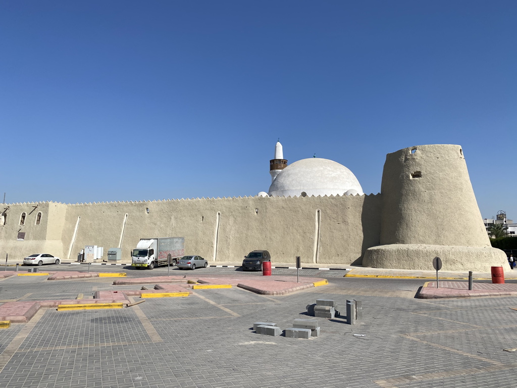 Perimeter Wall Ibrahim Palace Masjid Al Qubba Mosque Al-Hofuf Saudi Arabia