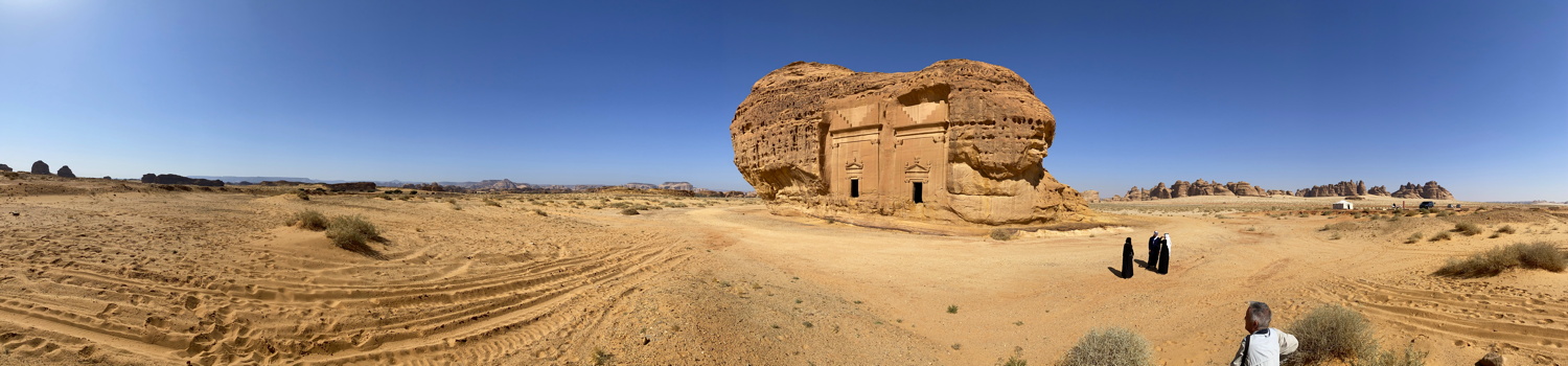 Panorama Jabal Al Ahmar Madâin Sâleh Saudi Arabia