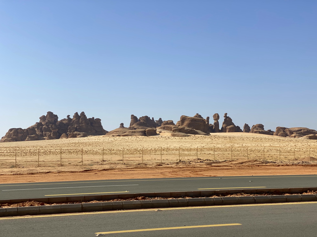 Rock Formation Madâin Sâleh Saudi Arabia