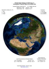 Partial Solar Eclipse August 2018