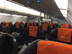 Aeroflot A321 Empty Business Class CDG SVO January 2019