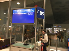 Boarding Aeroflot Flight Moscow CDG SVO January 2019