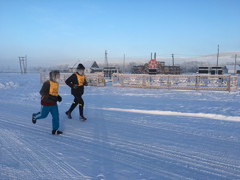 Course 5 Kilomètre Oïmiakon Janvier 2019