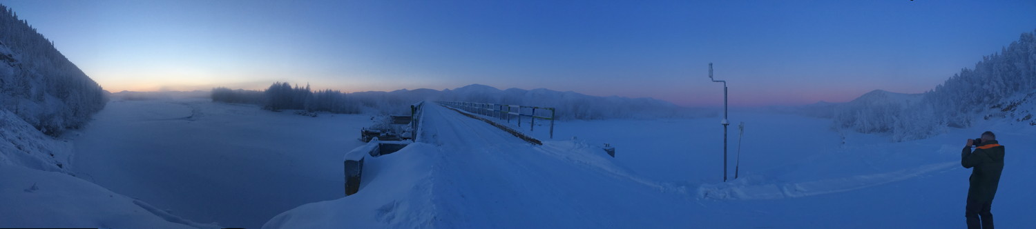 Panorama Vieux Pont Coucher Soleil Janvier 2019