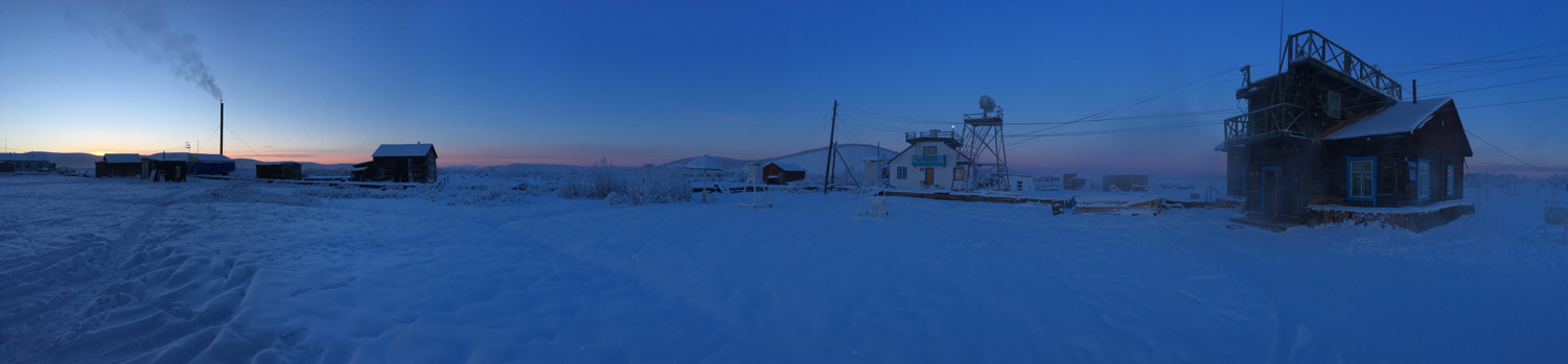 Panorama Tomtor Weather Station Sakha Republic Yakutia Siberia Russia