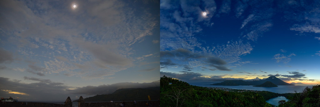 Total Solar Eclipse 2016 Ternate Tidore Mare Moti Makian Pulau Molucca North Maluku Utara Indonesia