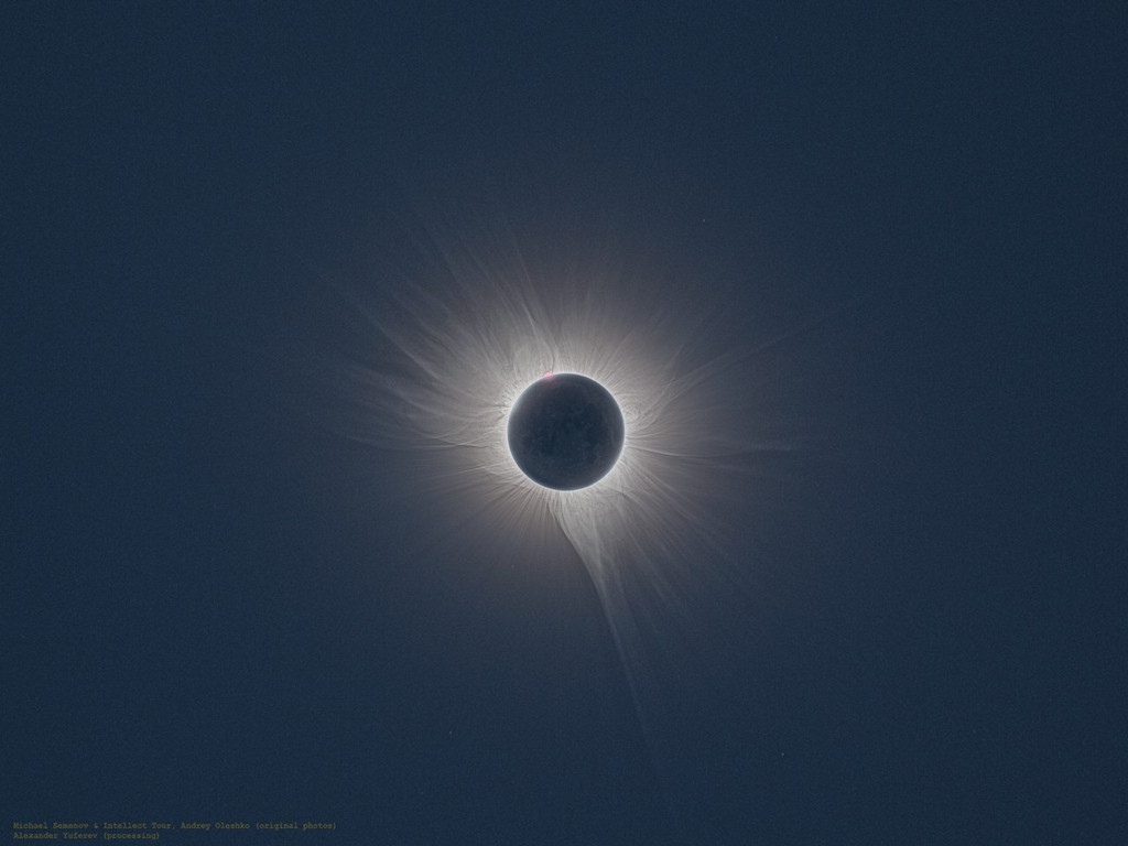 Eclipse Totale Soleil 2016 Tidore Couronne Solaire Externe Michael Semenov Moluques Nord Maluku Utara Indonésie