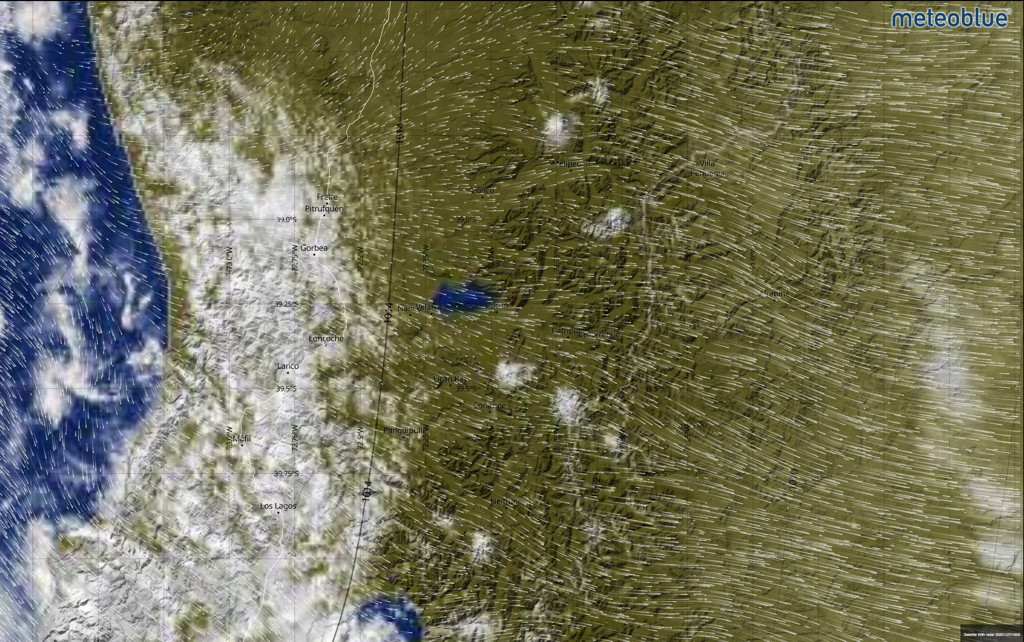 Satellite Radar 27 November 2020 Pucón Chile