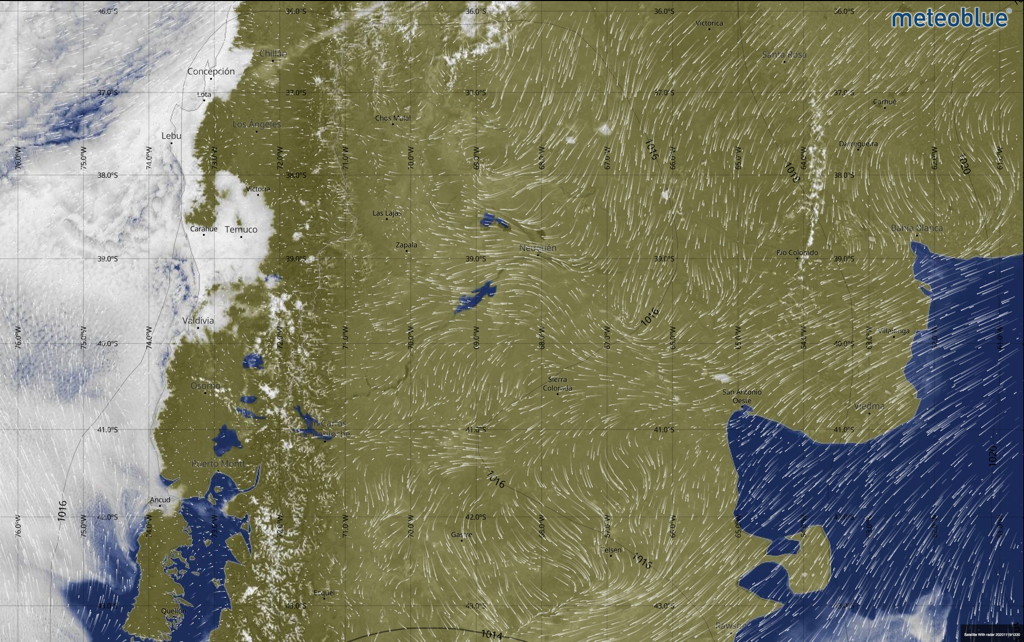 Satellite Radar 19 Novembre 2020 Amérique Sud