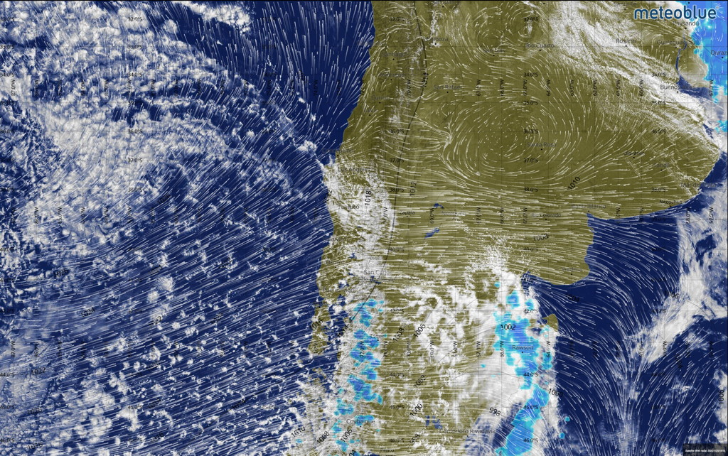 Satellite Radar 25 Novembre 2020 Amérique Sud