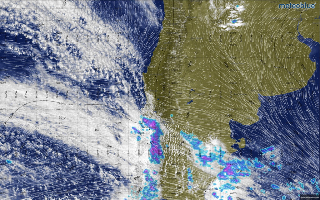 Satellite Radar 27 Novembre 2020 Amérique Sud