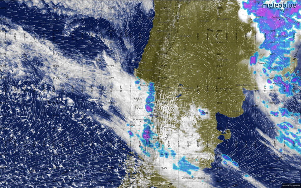 Satellite Radar 28 Novembre 2020 Amérique Sud